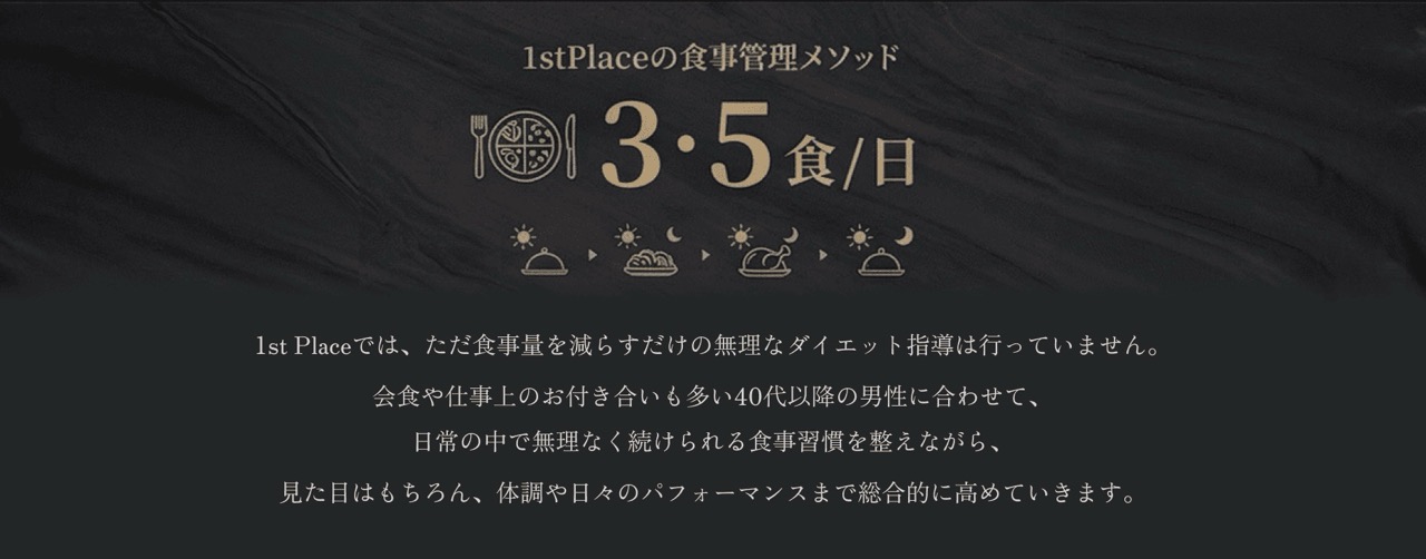 なぜ1st Placeは無理な食事制限に頼らないのか